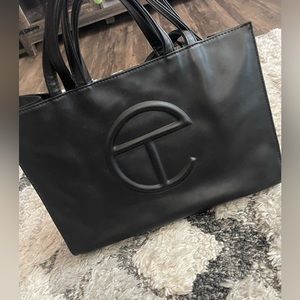 Telfar Medium Shopping Bag Black